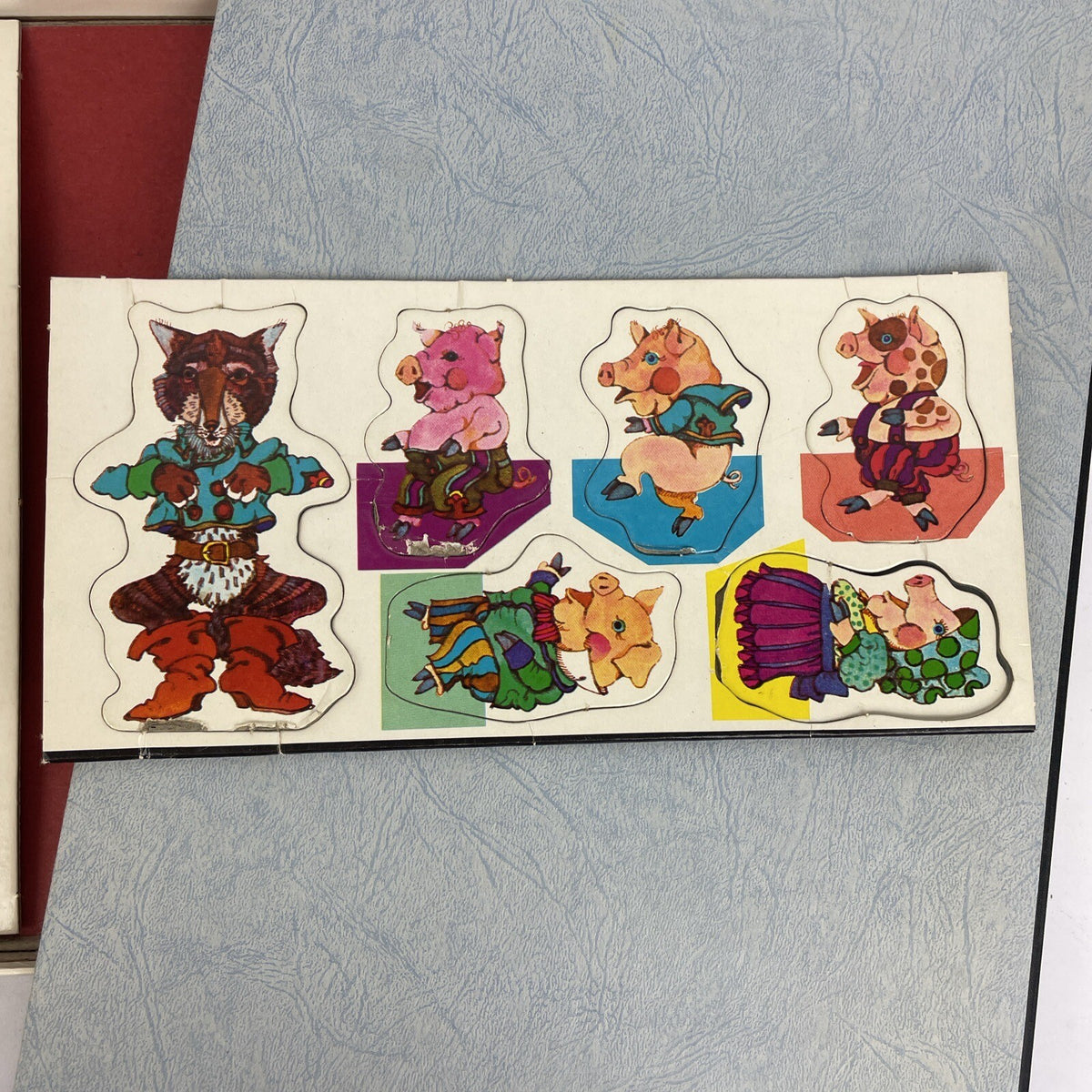 VNTGE Selchow & Righter 1971 - Three Little Pigs Realistic Storybook Board Game