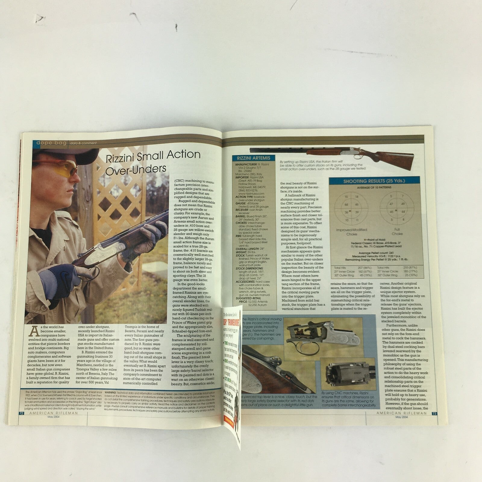 May 2004 American Rifleman Magazine the Shape of Things to Come Homady's .17