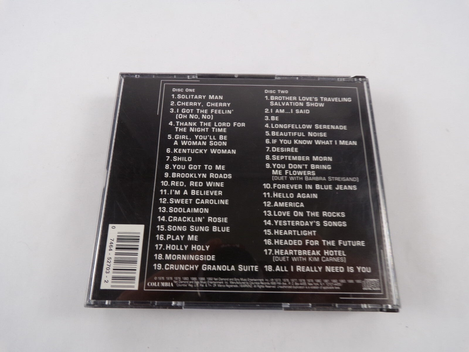 Neil Diamond The Greatest Hits Solitary Man Cherry Cherry I Got The Feelin CD#45