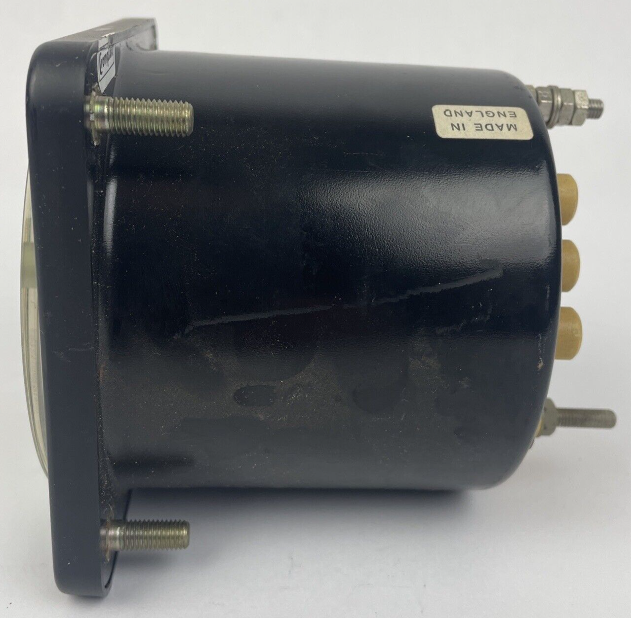 CROMPTON EATON 077-08 150 VAC 0-45 KV  Amp AC Meter 4.5" Panel Gauge
