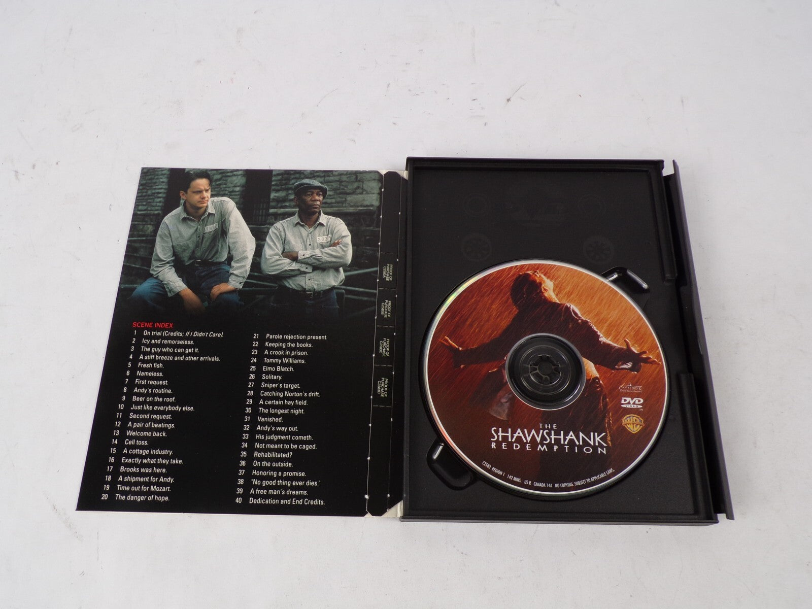 The Shawshank Redemption The Robbins Morgan Freeman Few Movies CaptureDVD Movies