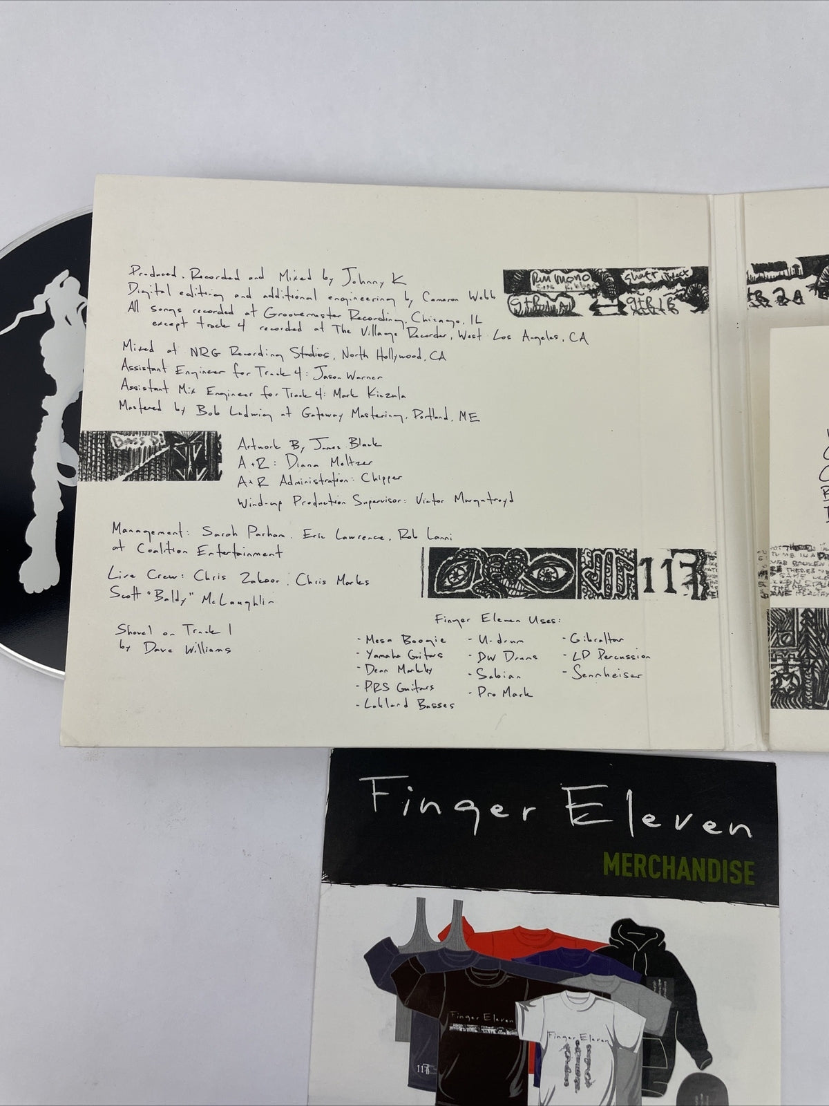 Finger Eleven (Digital Audio CD and DVD Video 2003) Wind Up Records -     DEF
