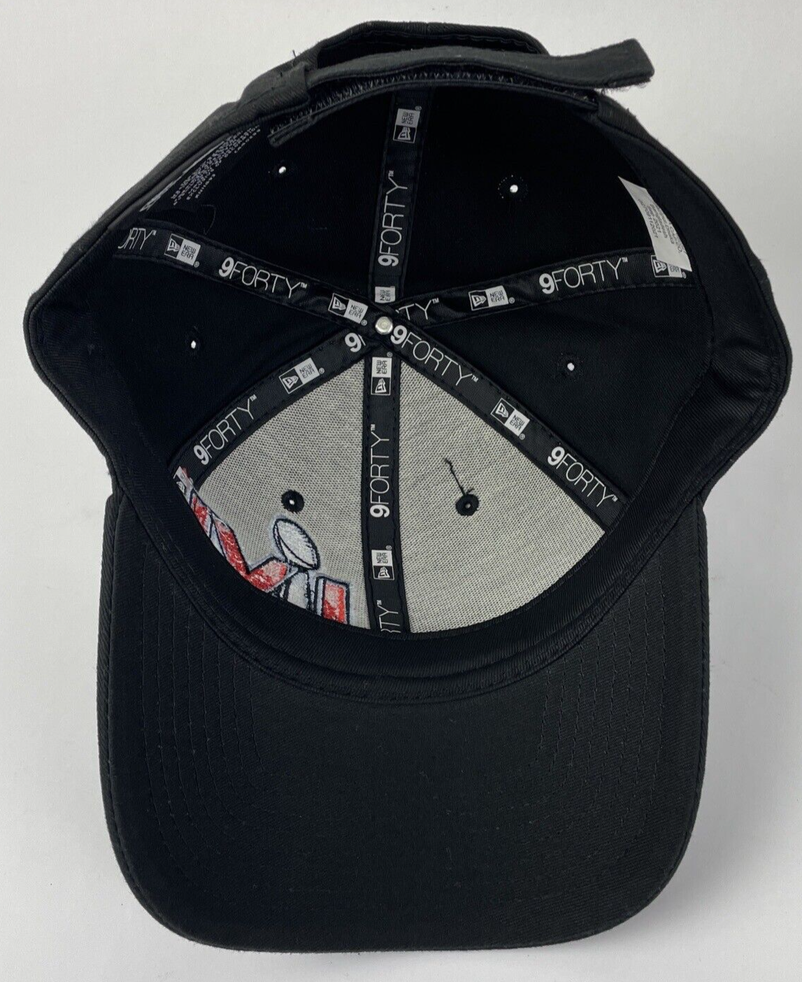 Super Bowl LVI Hat Cap Official NFL Adjustable Strap Black New Era 9Forty OSFM