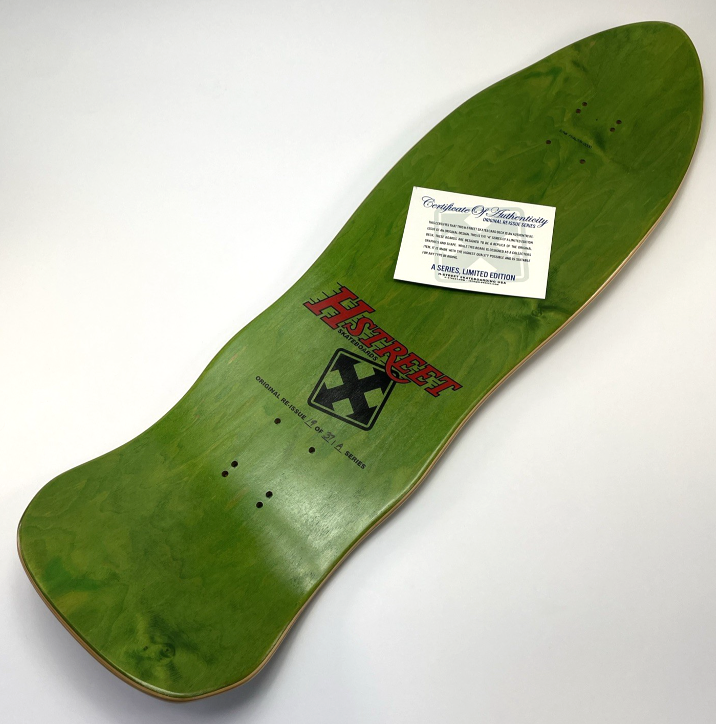 H-STREET SKATEBOARDS ART GODOY 1988 Sea Turtle SKATEBOARD DECK USA MADE A Series