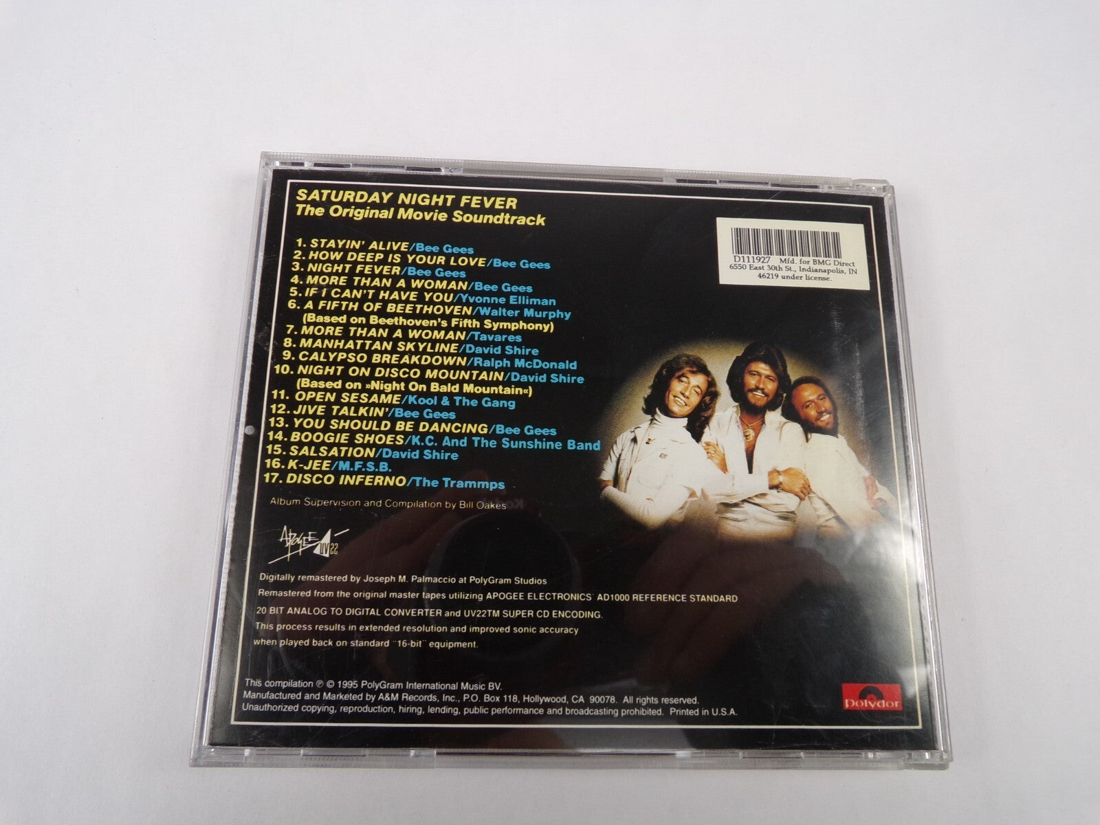 Sturday Night Fever The Original Movie Soundtrack Stayin Alive Open Sesame CD#58