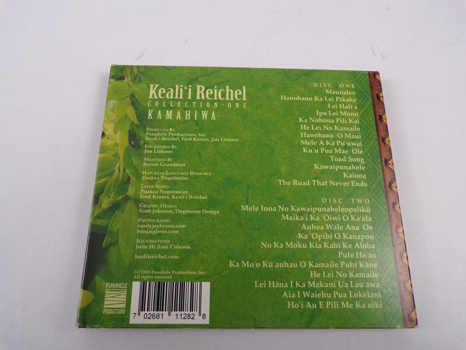 Keali I Reichel Collection One Kamahiwa Hanohano Ka Lei Pikake Lei Halia CD#62