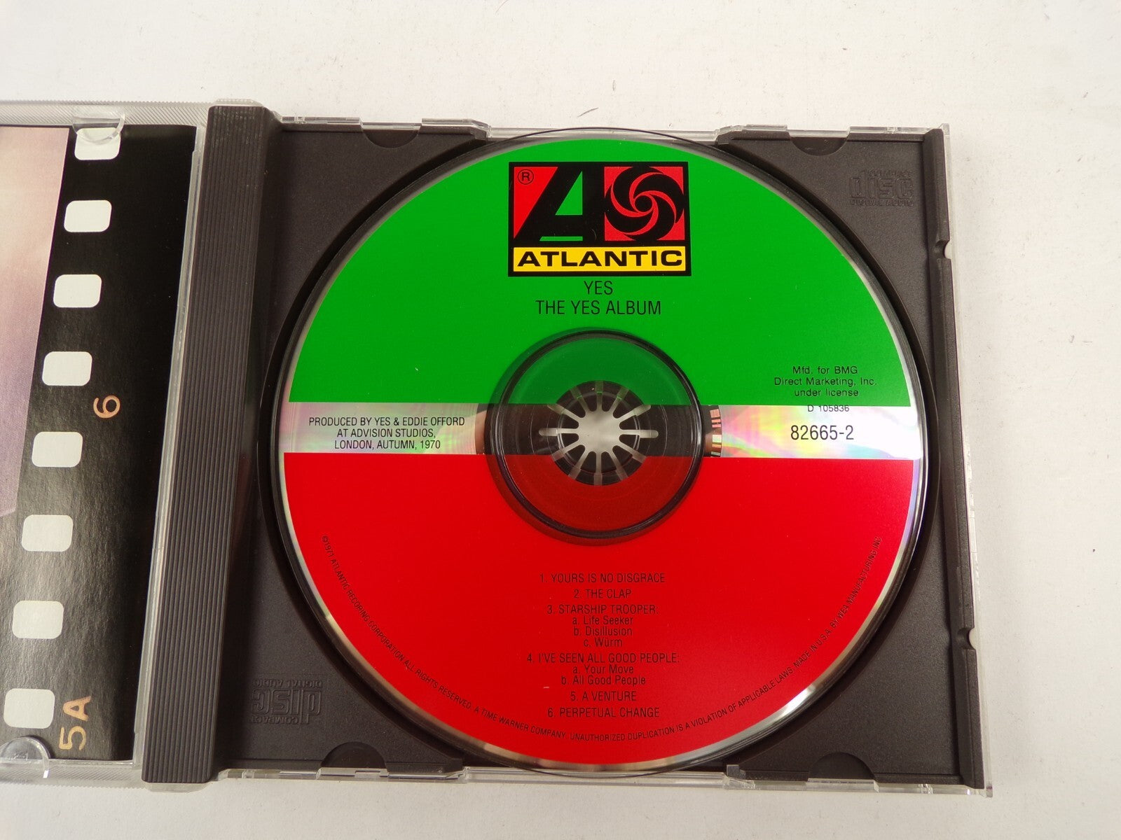 The Yes Album Yours Is No Disgrace The Clap Starship Trooper A Venture CD#45