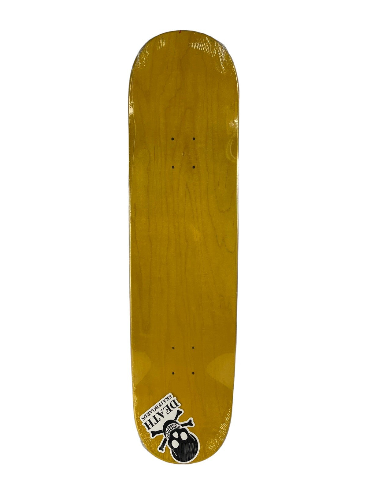 Death Skateboards Eddie Belvedere Maiden Pro 8.5-inch tapered square FA nose skateboard deck with grip tape.