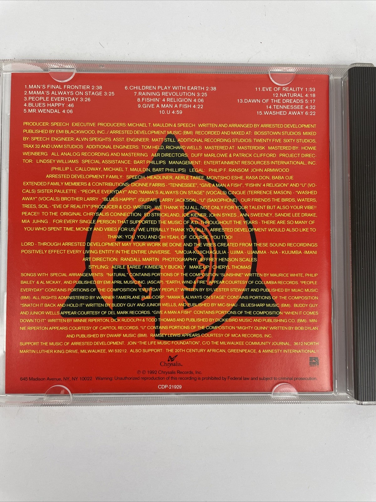 Arrested Development 3 Years, 5 Months and 2 Days in the Life of... Audio CD  #3