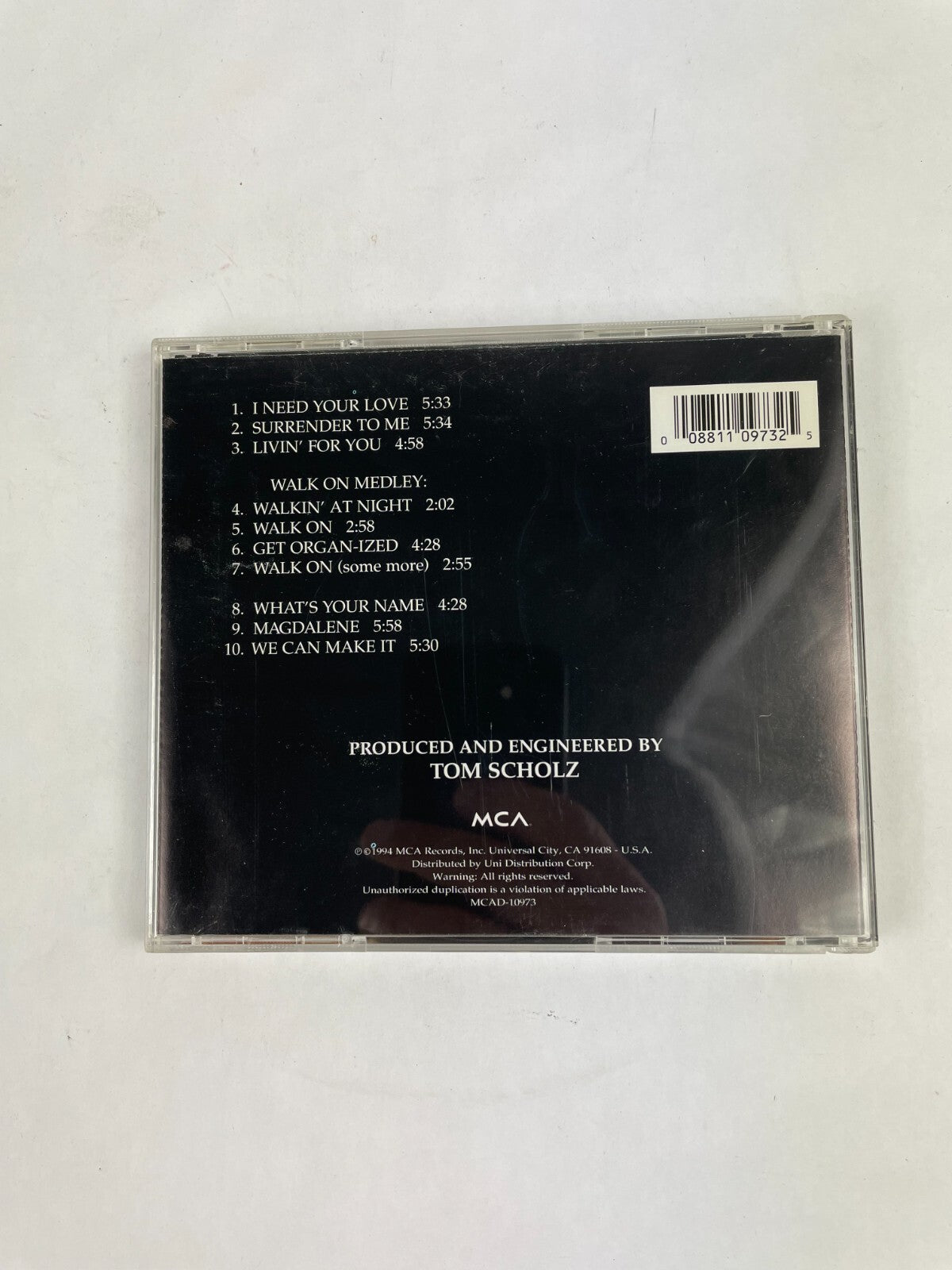 Boston I Need Your Love MCA CD #4
