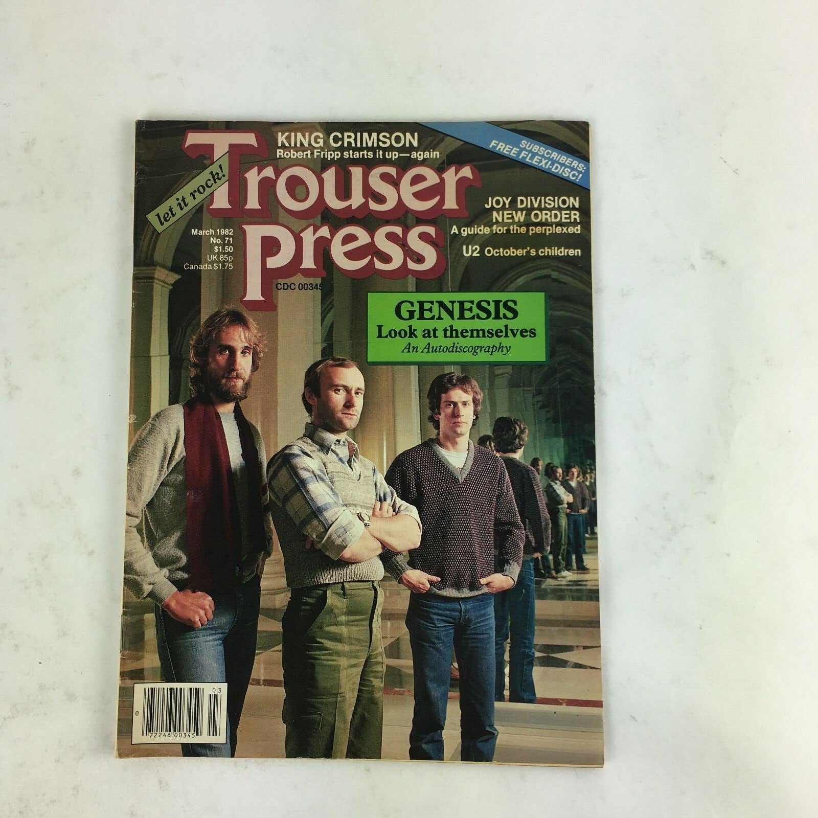March 1982 Trouser Press Magazine Genesis Look at themselves King Crimson