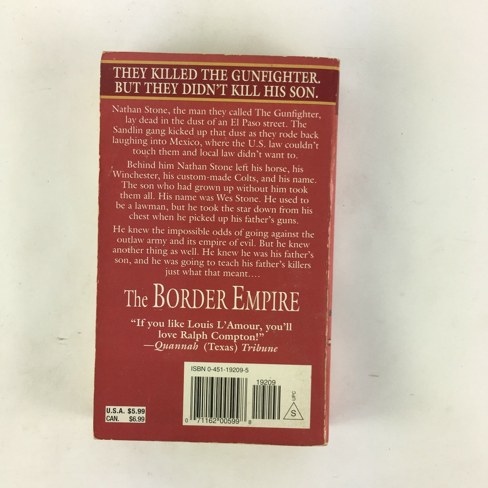 Ralph Compton The Border Empire Author of The Autumn of the Gun