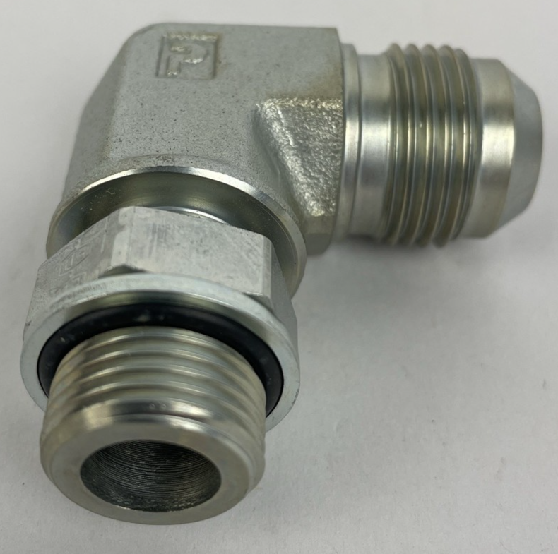 OEM PARKER 16-10C50X-S NEW 90 ELBOW MALE 1" JIC 37 FLARE X 5/8" MALE ADJ ORB SS