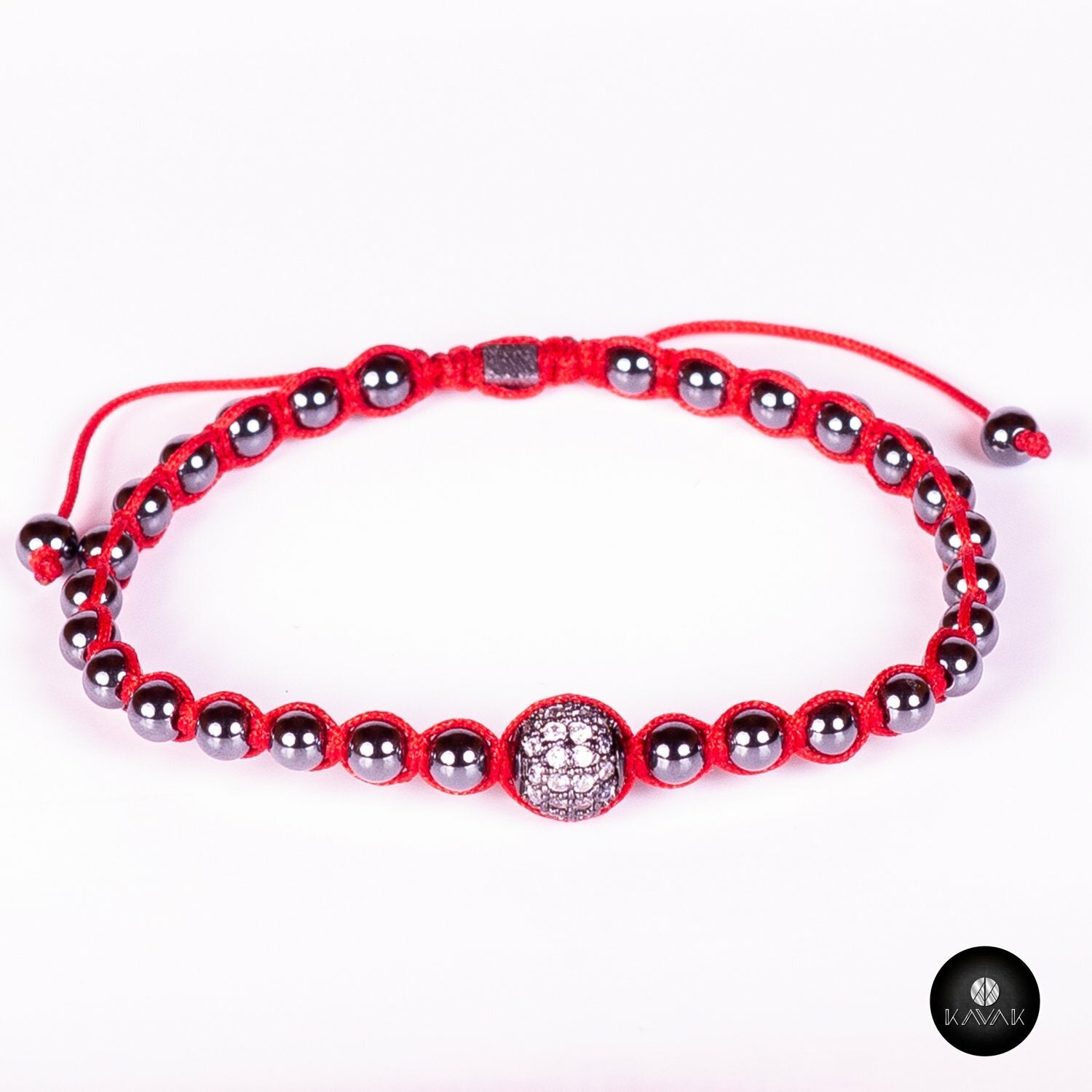 Kavak Handmade Bracelet Acerina Blood Fire Adjustable Women's Bracelet