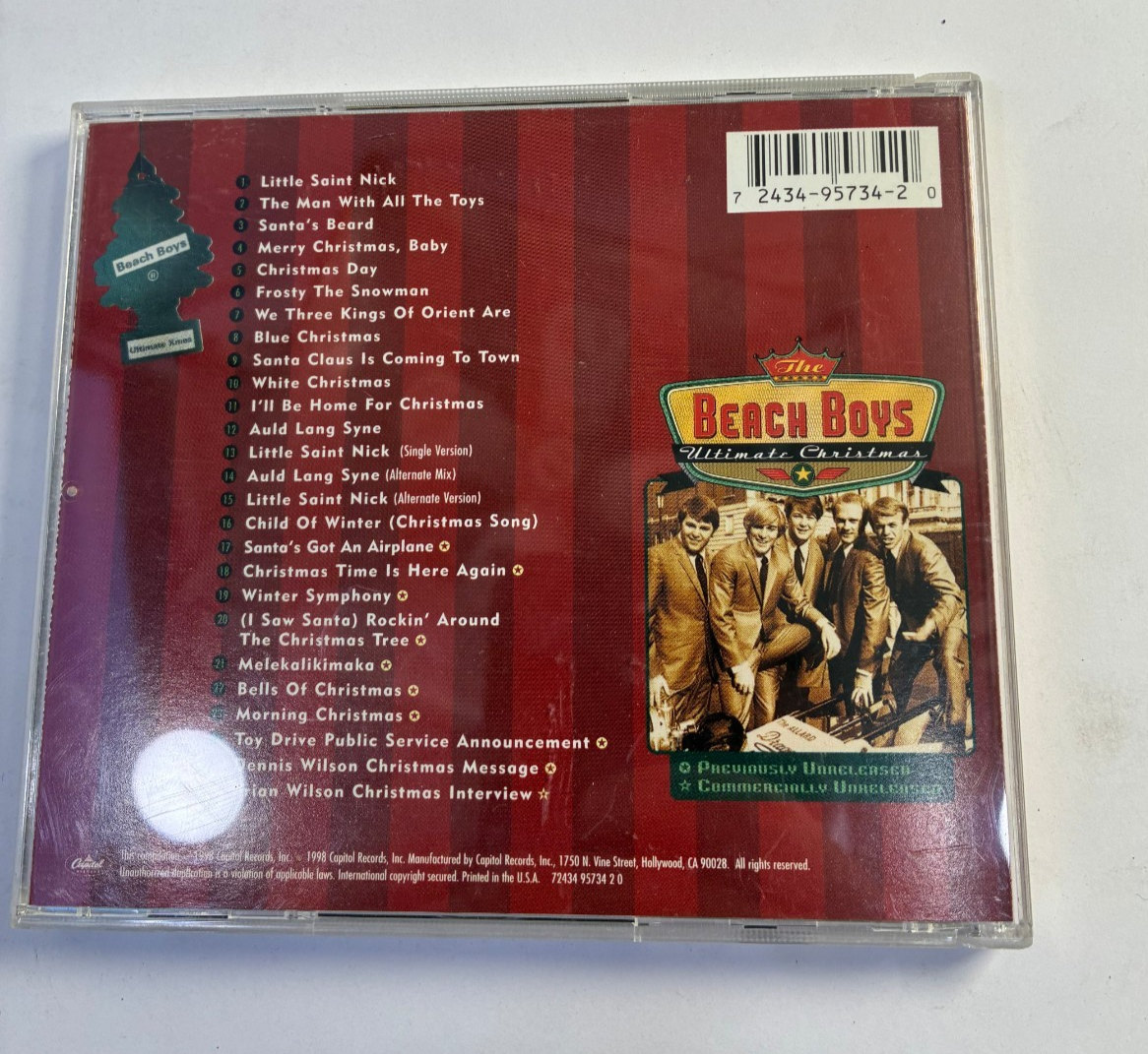 Ultimate Christmas The Beach Boys Capitol Records CD 1998