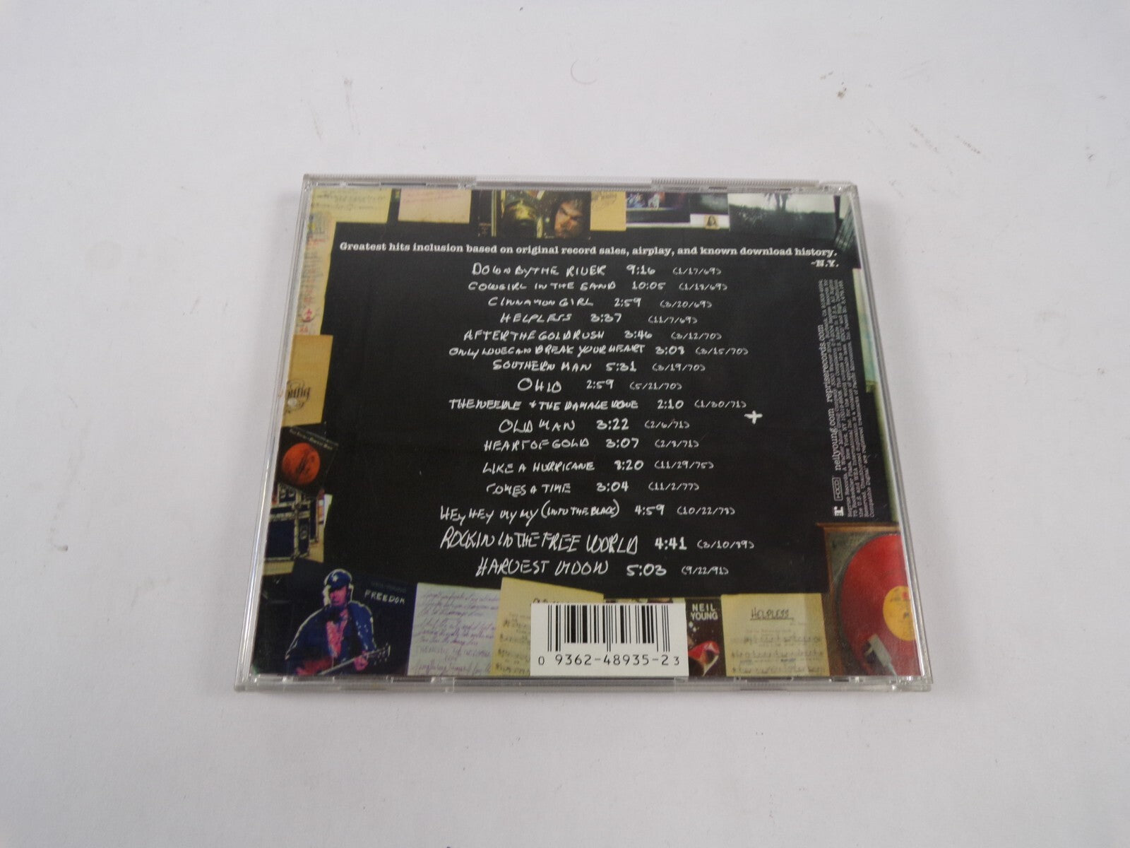 Neil Young Greatest Hits Heart Of Gold Wake A Hurricane Comes A Time CD#61