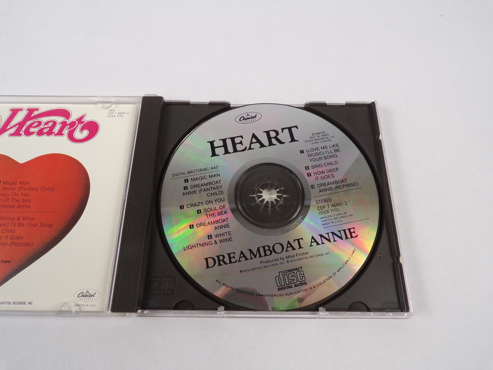 Heart Dreamboat Anne Magic Man Dreamboat Annie Crazy On You Soul Of The SeaCD#12