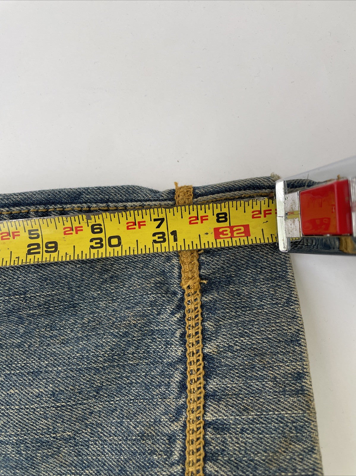 Timberland Denim Jeans Mens Size 38 X 32 Straight Leg Baggy Embroidered