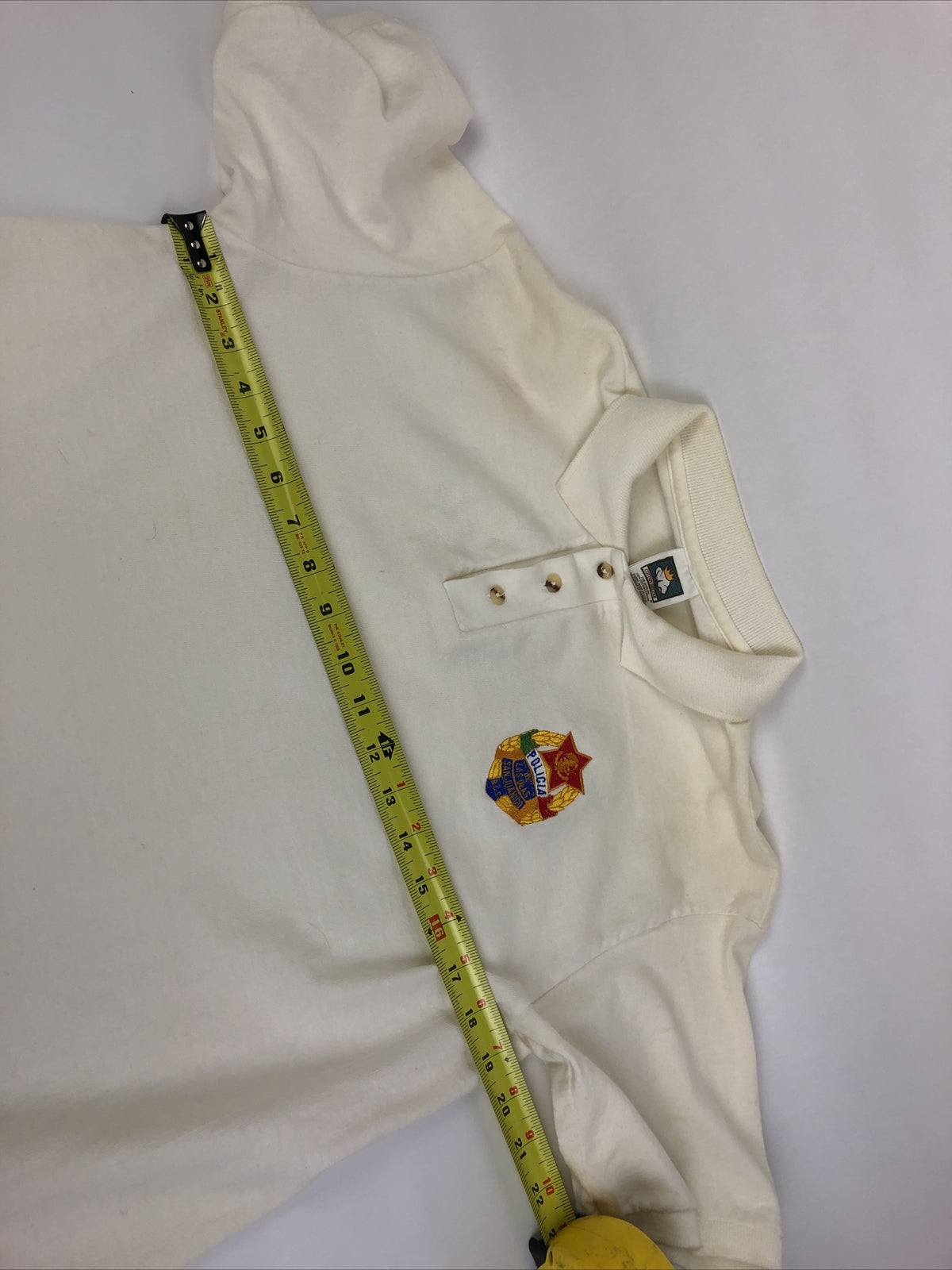 Mexico Police Policia Patrulla De Los Olas San Juanito B.C.S Authentic Shirt MED