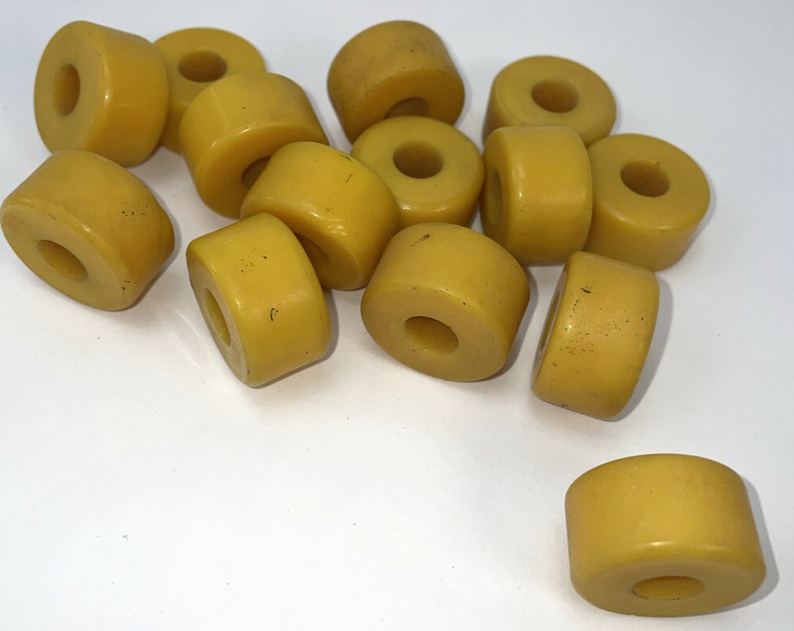 Sector 9 Skateboard Lower Truck Bushings 95a Tracker Yellow Lot of 14 Vintage