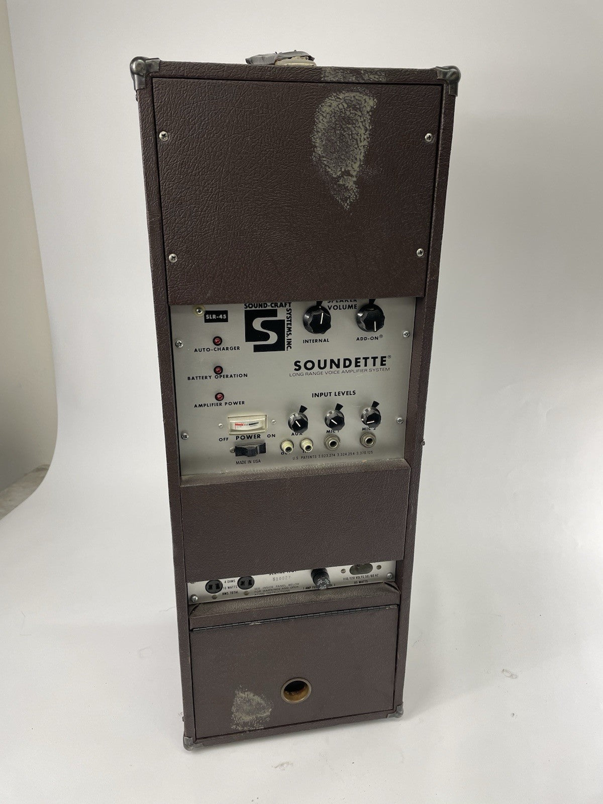 Soundcraft Systems Sound-Craft Portable PA Speaker SLR-45 Soundette