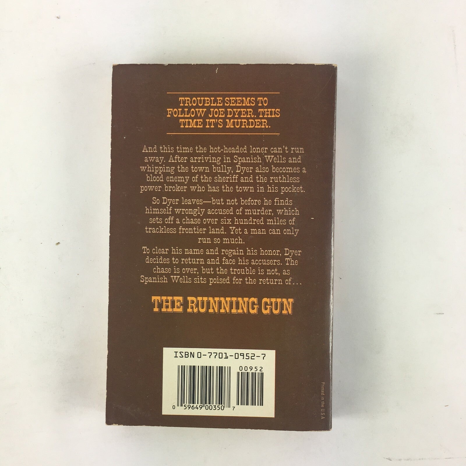 The Running Gun Robert Macleod author of Ambush at Junction Rock
