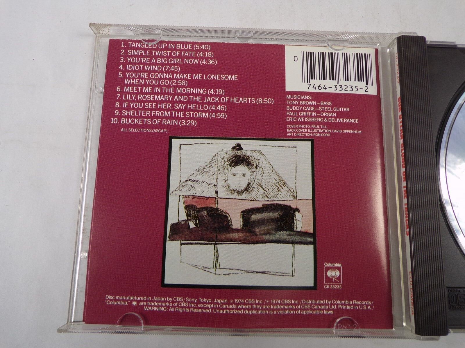 Bob Dylan Blood On The Tracks Tangled Up In Blue Idiot Wind Buckets Of CD#56