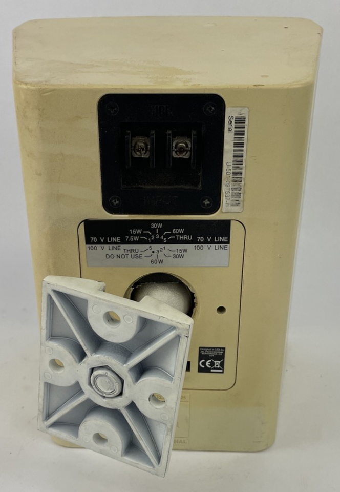 JBL Control 25AV  Speaker Shielded Indoor/outdoor with Mounting Bracket