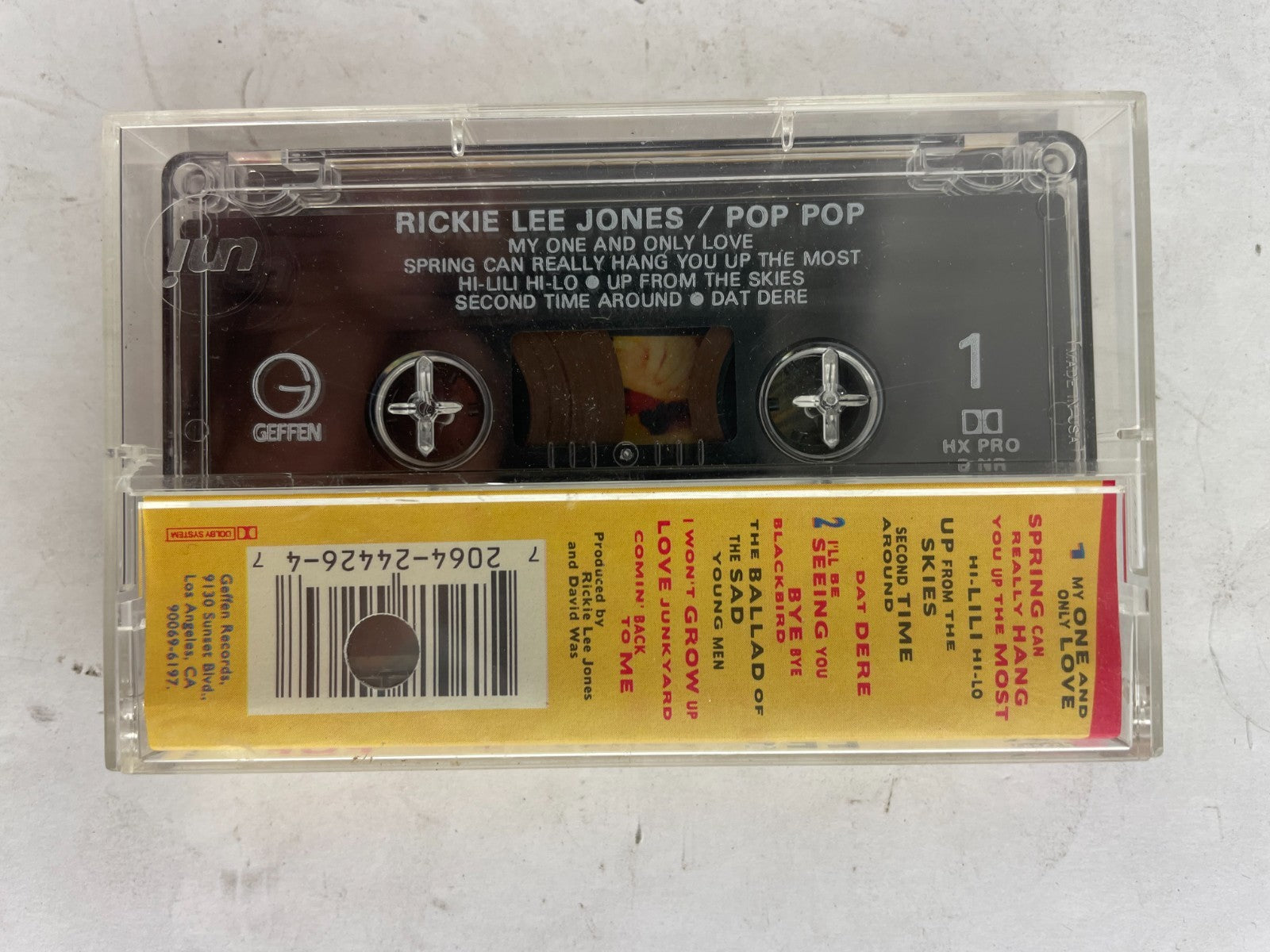 Pop Pop Rickie Lee Jones Sappers A Novel Trick Item Bang Drop It Trow #Cassette