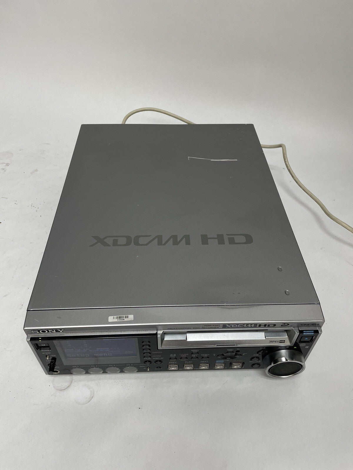 SONY PDW-F30 XDCAM HD PROFESSIONAL DISC PLAYER RECORDER WORKS GREAT