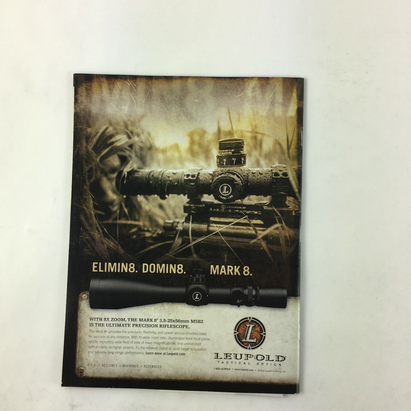 October 2015 Shooting Times Magazine.260 Light Tactical Ruger SR-762.40-Cal.1911