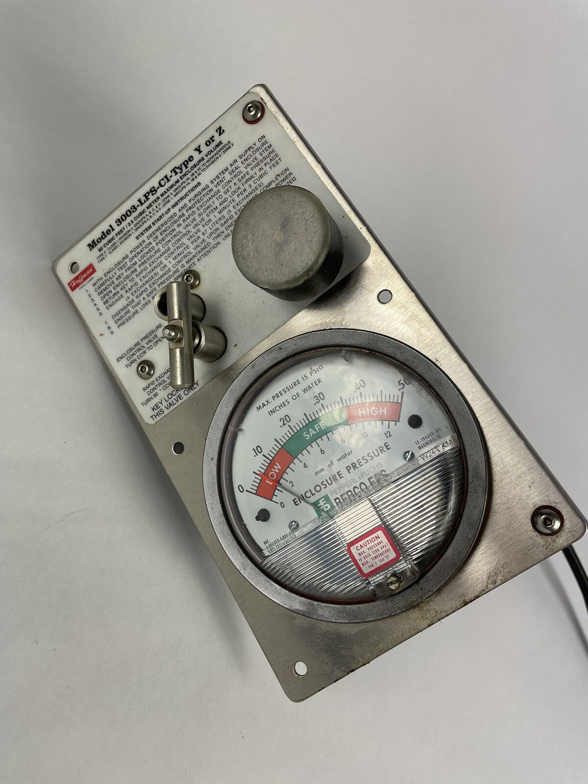 PEPPERL+FUCHS 3003 RAPID EXCHANGE PURGING SYSTEM 3003-LPS-CI-TYPE Y OR Z