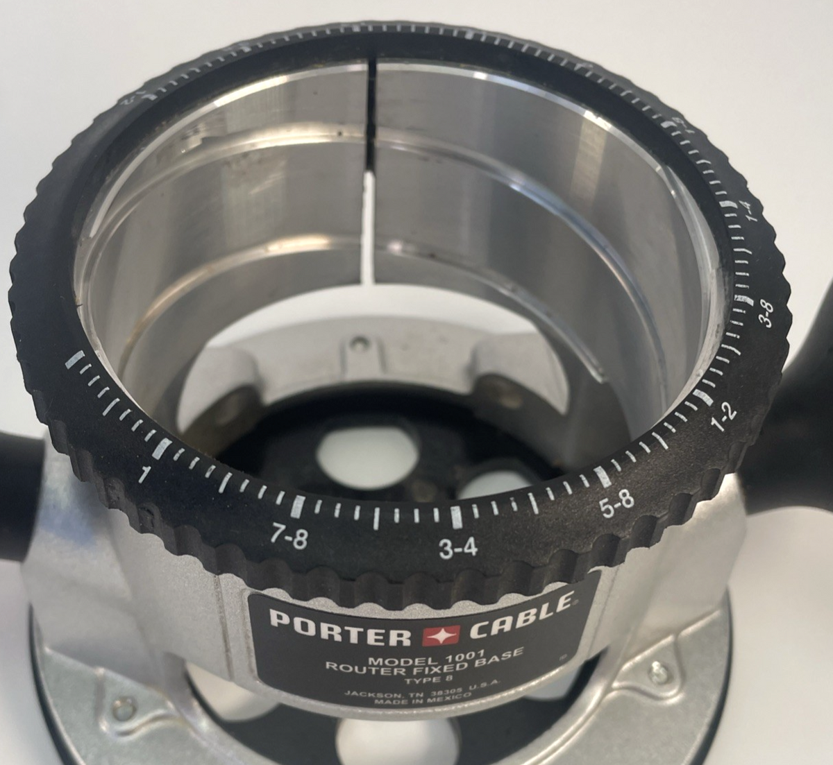Porter Cable Model 1001 Fixed Router Base Fits 690 100 630 Motors Base Housing