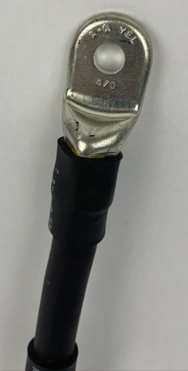 Battery Cable Harness A-A Yellow 4/0 Heavy-Duty Magna Lug 9"