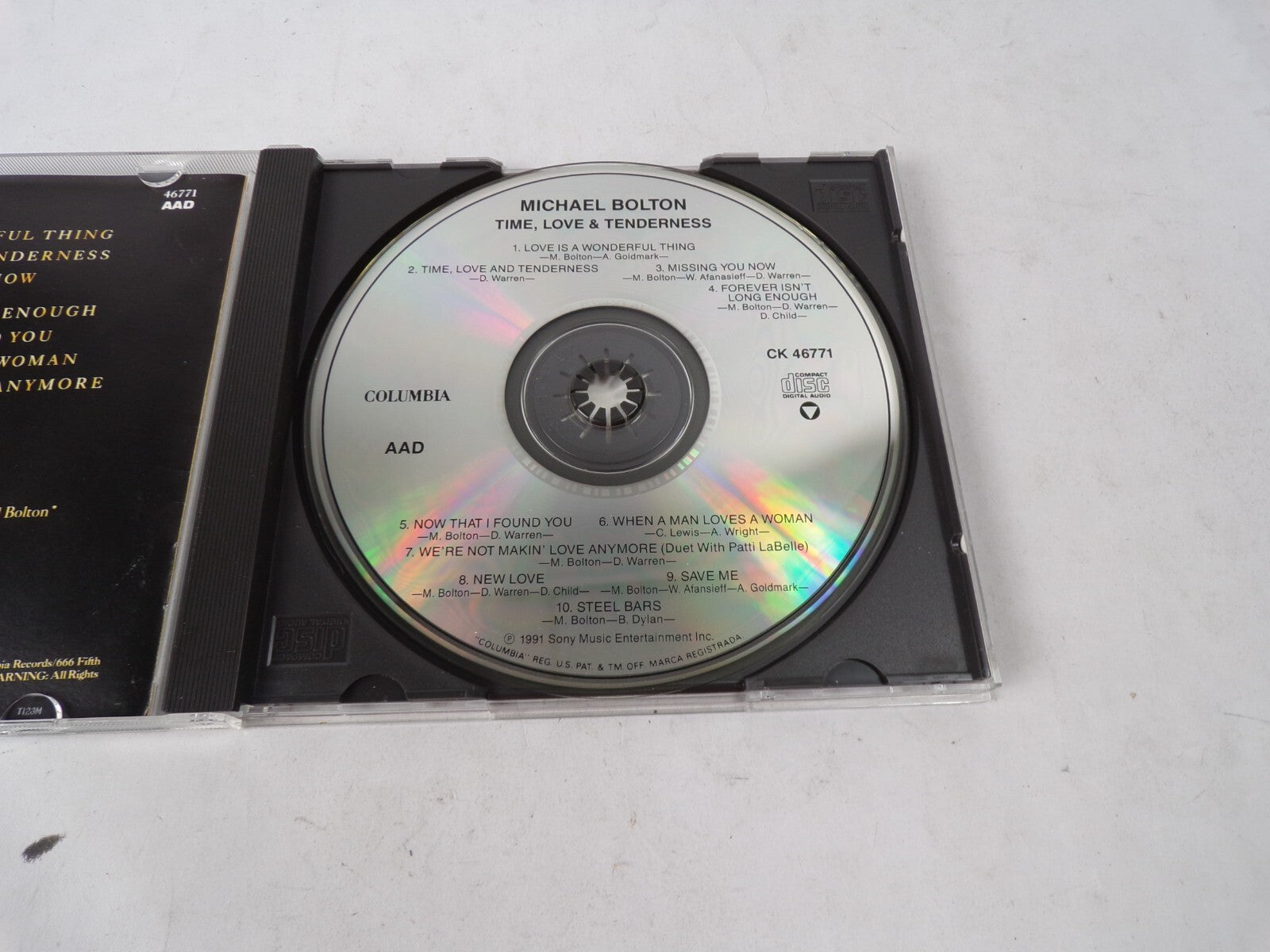 Michael Bolton Time, Love & Tenderness Love Is A Wonderful Thing Time, LoveCD#62