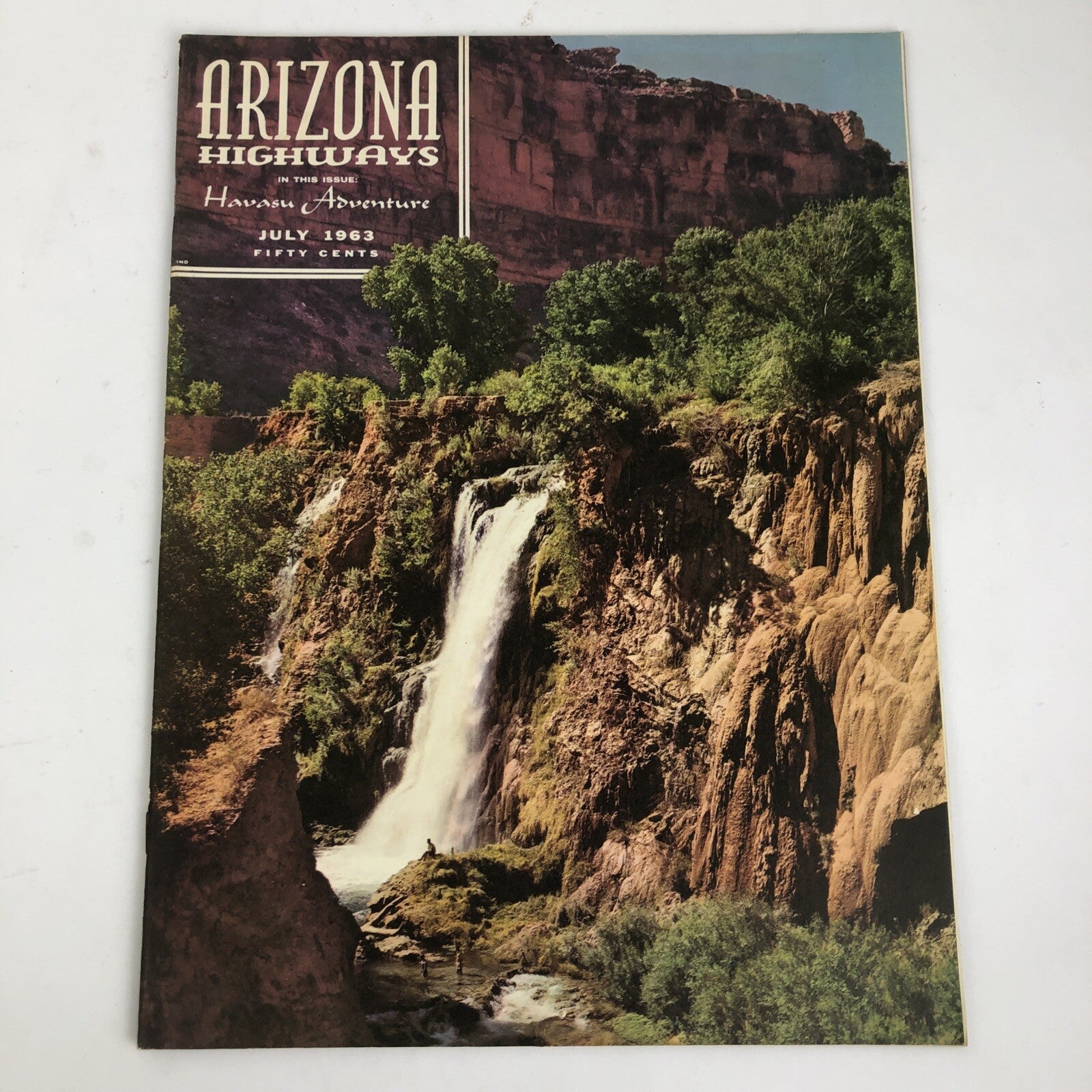 Arizona Highways Magazine 1963 July History of A. H. M. Havasu Adventure * VGC *