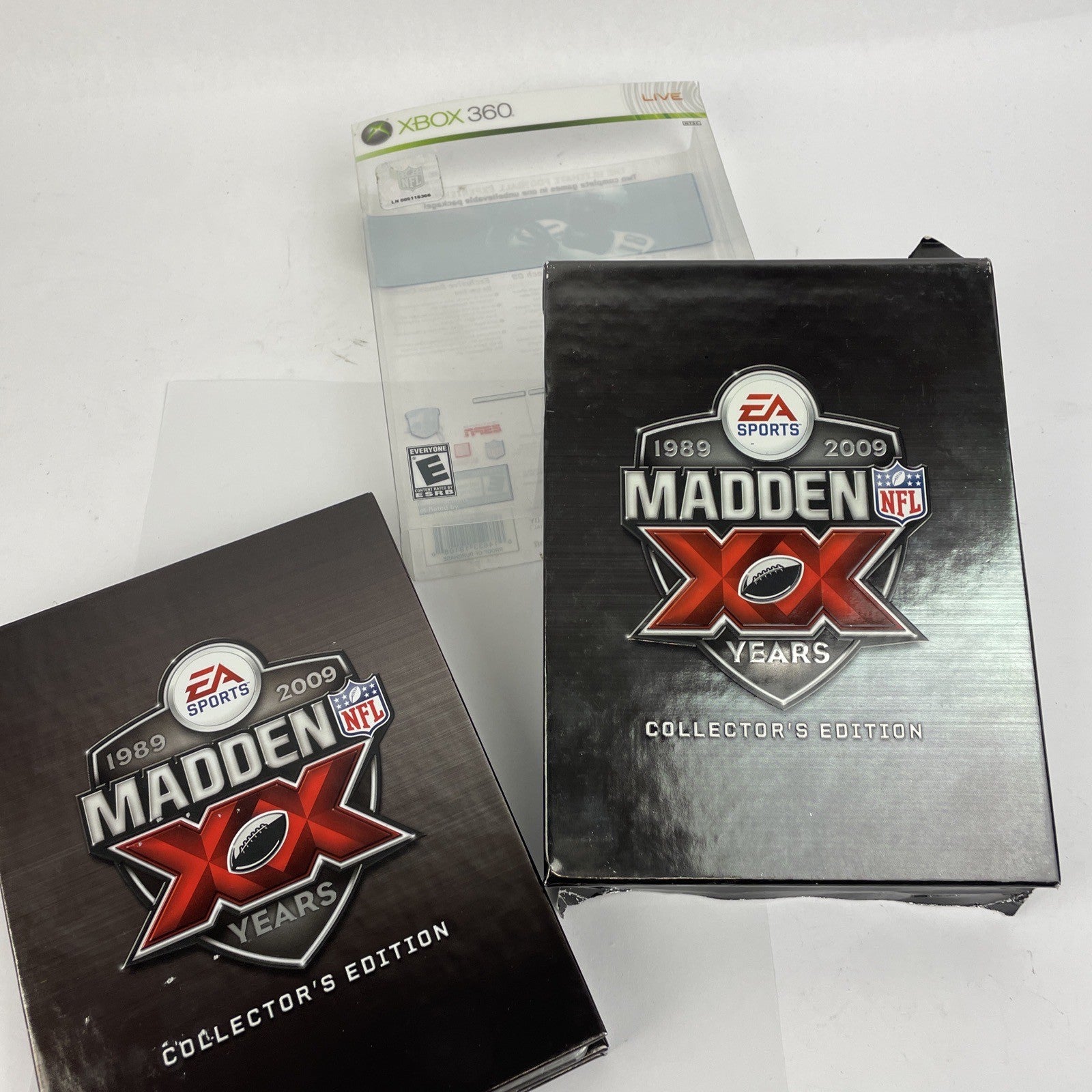 Madden XX Years 1989-2009 Collector's Edition Xbox 360 Head Coach 09 Complete