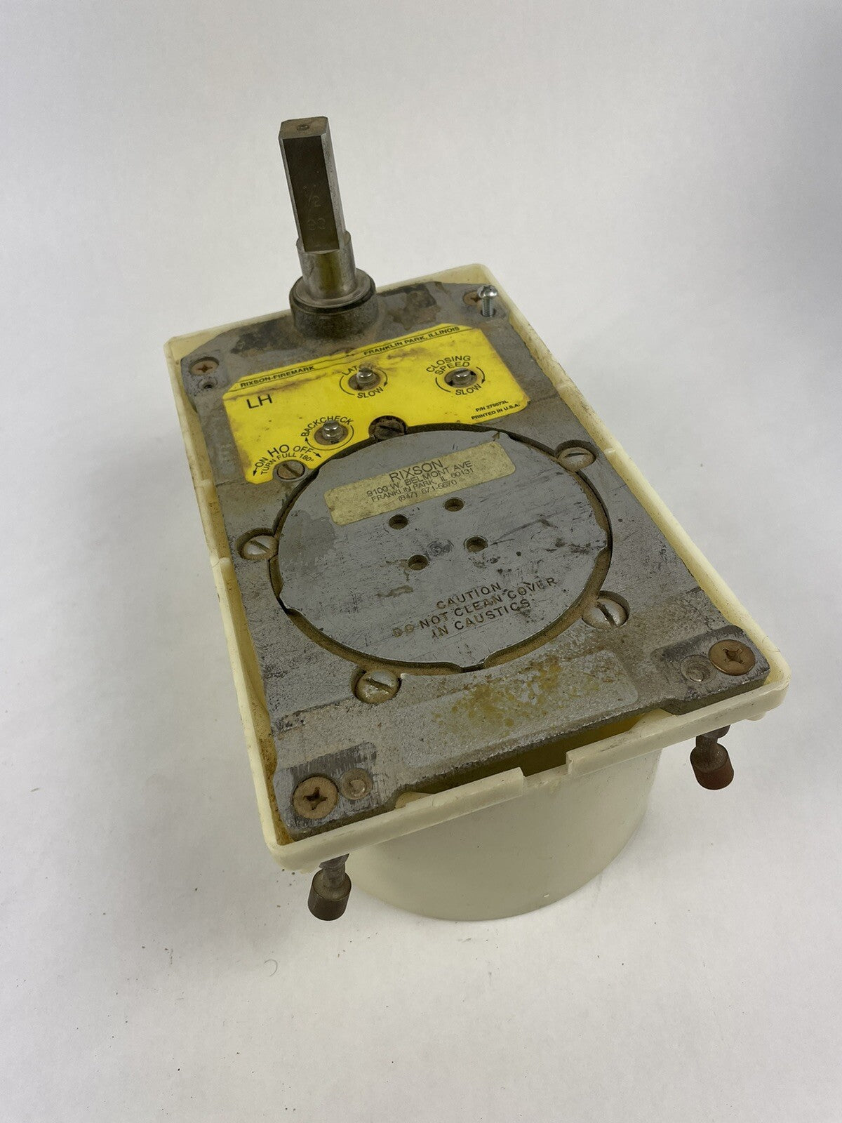 RIXSON 27 SERIES 3/4" OFFSET FLOOR CLOSER - LAP RIXSON-FIREMARK P/N 275073L
