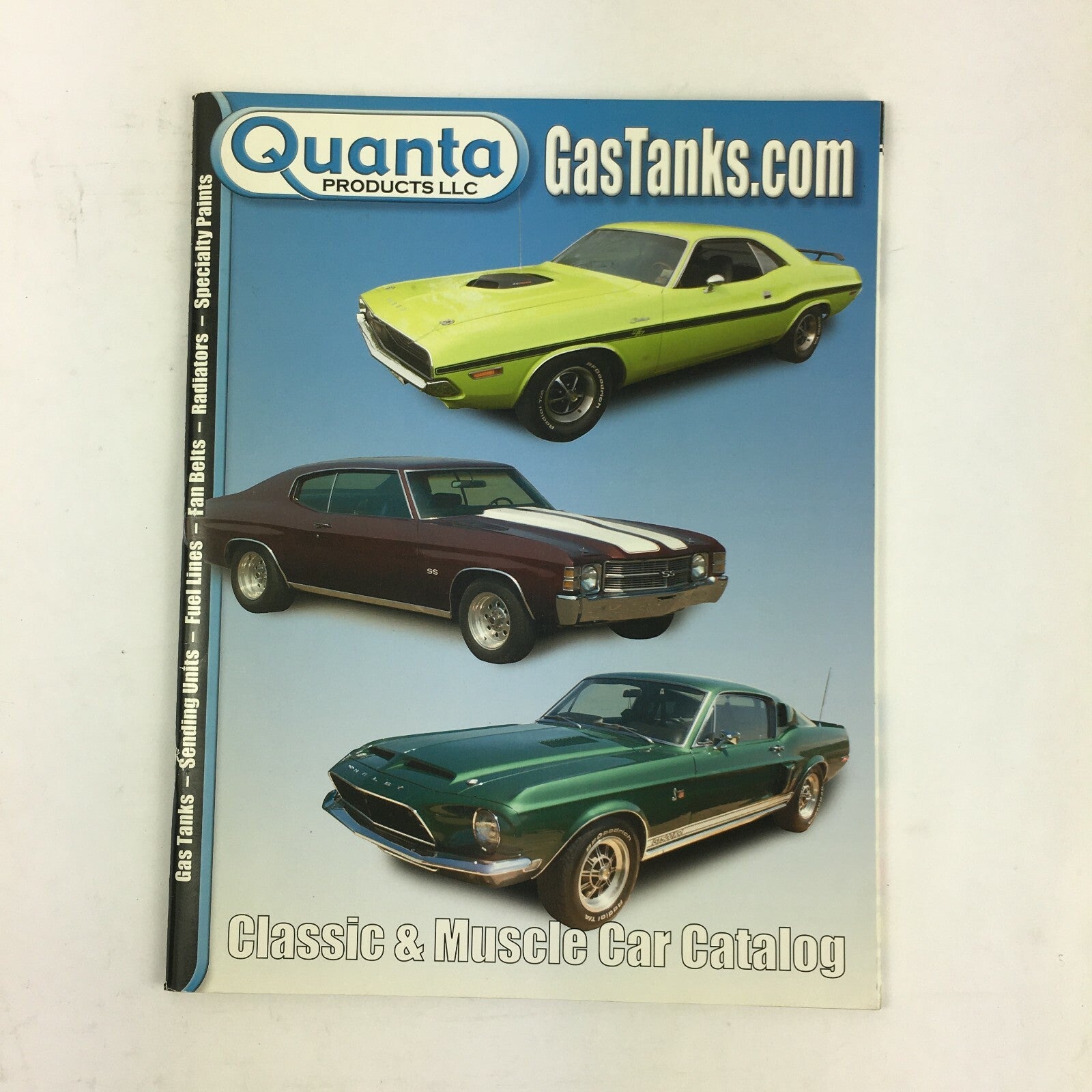 Classic & Muscle Car Catalog Fuel Lines Fan Belts Radiators Paints Gas Tanks