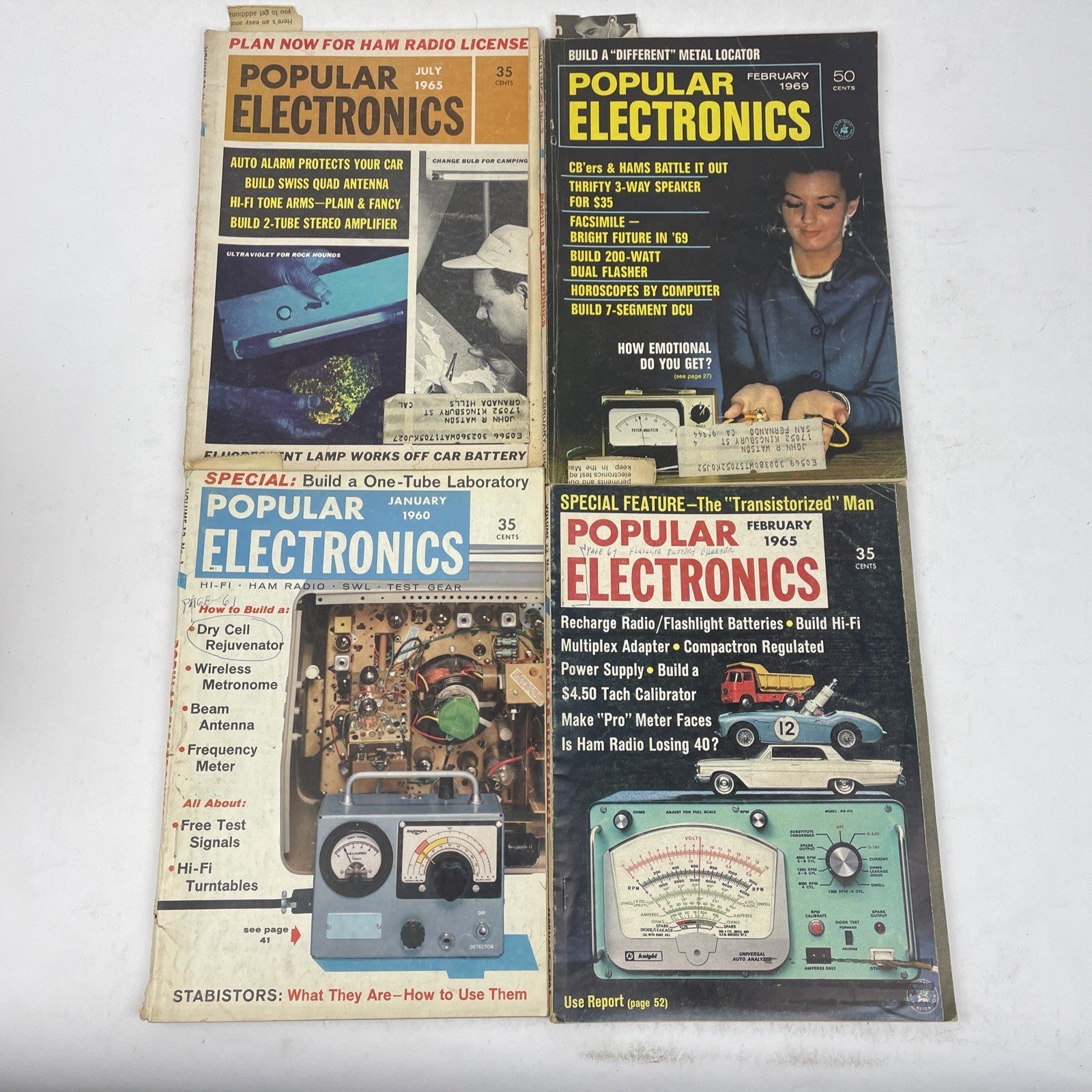 Lot of 28 - 1958 - 1973 POPULAR SCIENCE Magazines - 1950 60 70 Vintage Ads
