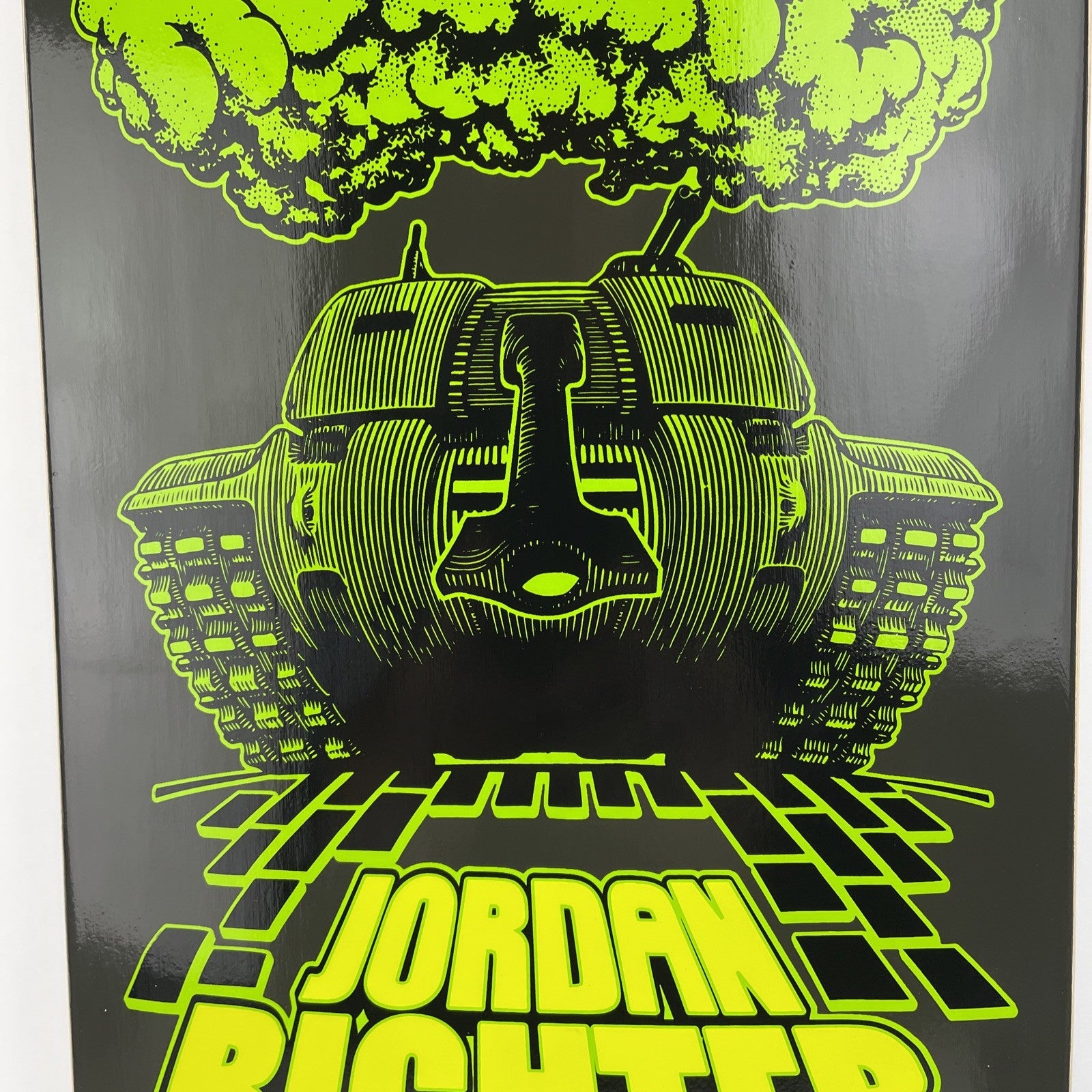 Jordan Richter Signature GREEN ISSUE Nollie North Graphic Skateboard Deck 8.25"