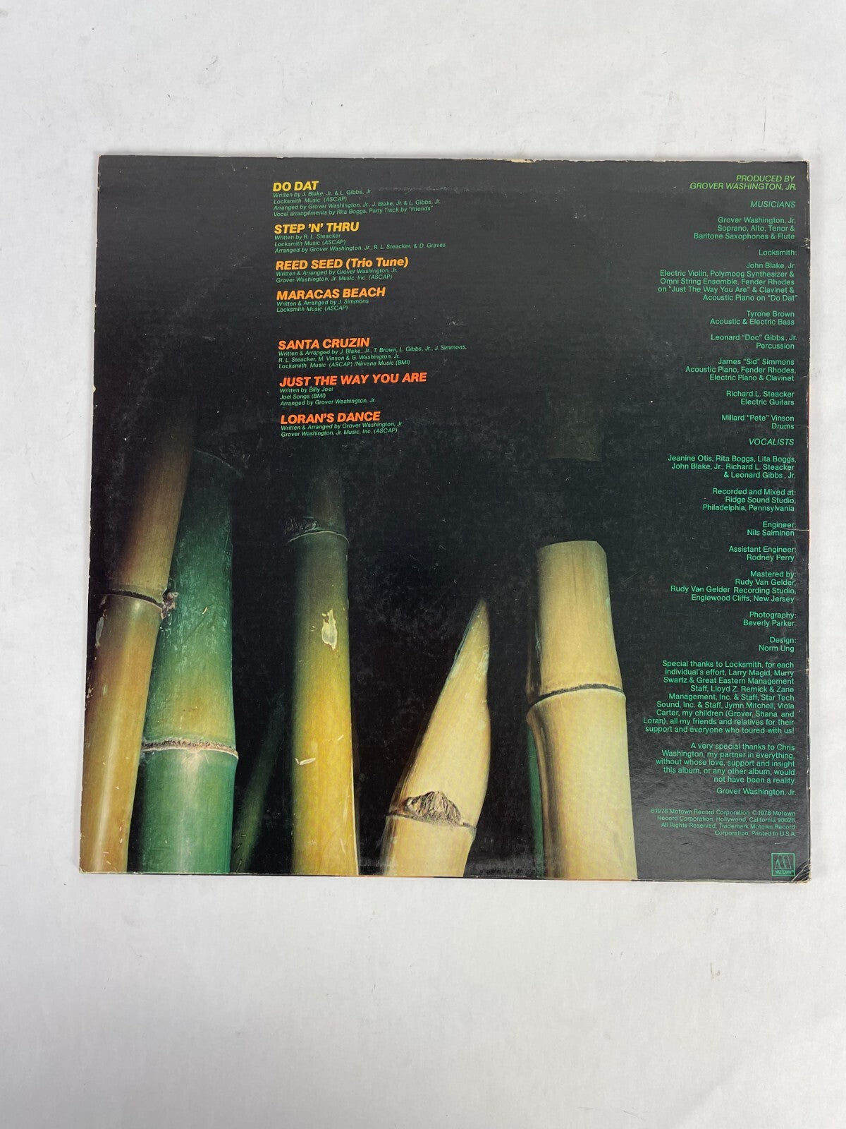 Grover Washington JR Vinyl Record