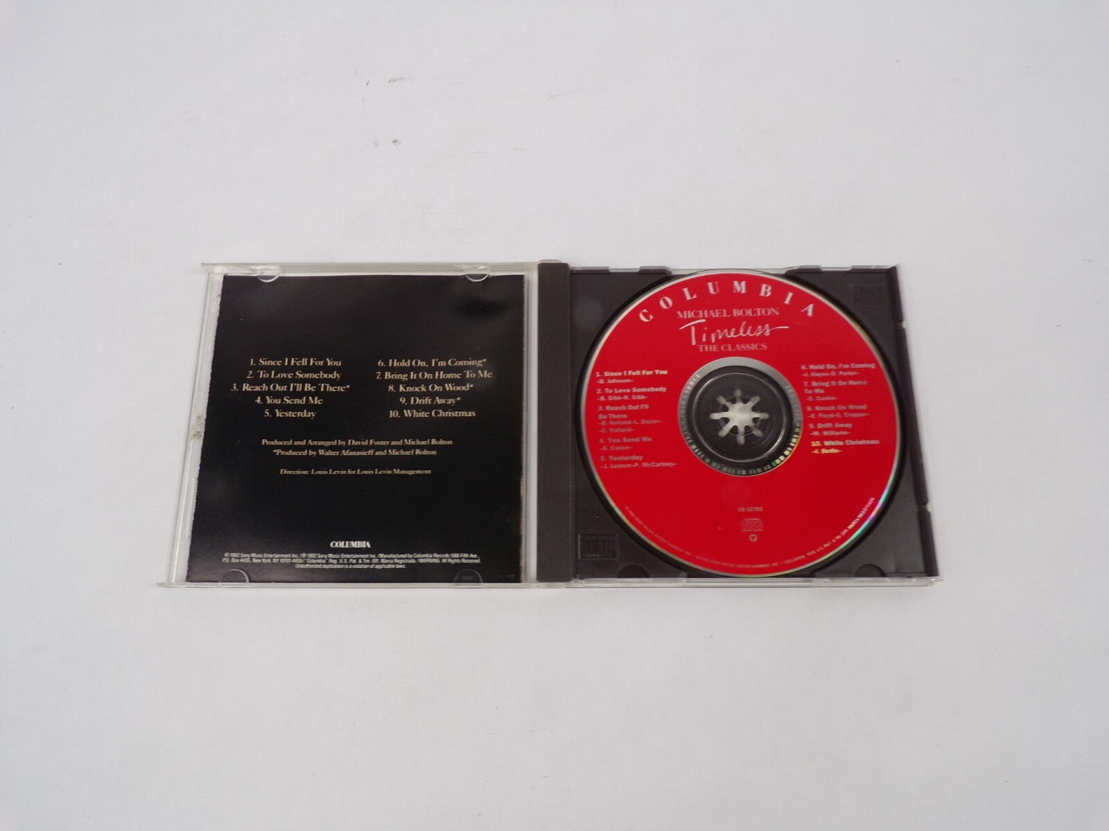 Michael Bolton Timeless The Classics Since I Fell For You To Love Somebody CD#67