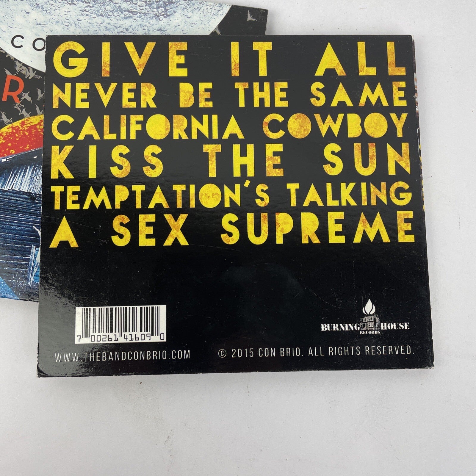 " Con Brio " Kiss The Sun and Paradise Lot of 2 Digital Audio CD Burning House