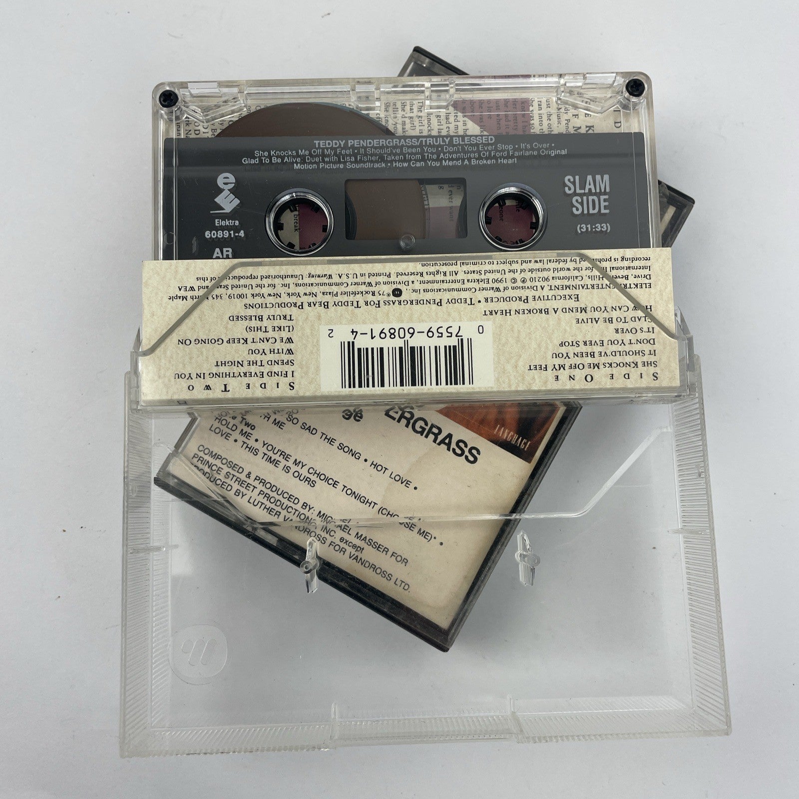 Lot Of 2 Teddy Pendergrass Classic R&B Soul Cassette Love Language Truly Blessed
