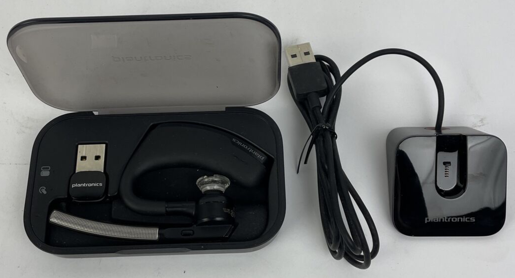 Poly Voyager Legend Headset USB-A to Micro USB Cable + Charging Stand + Dongle