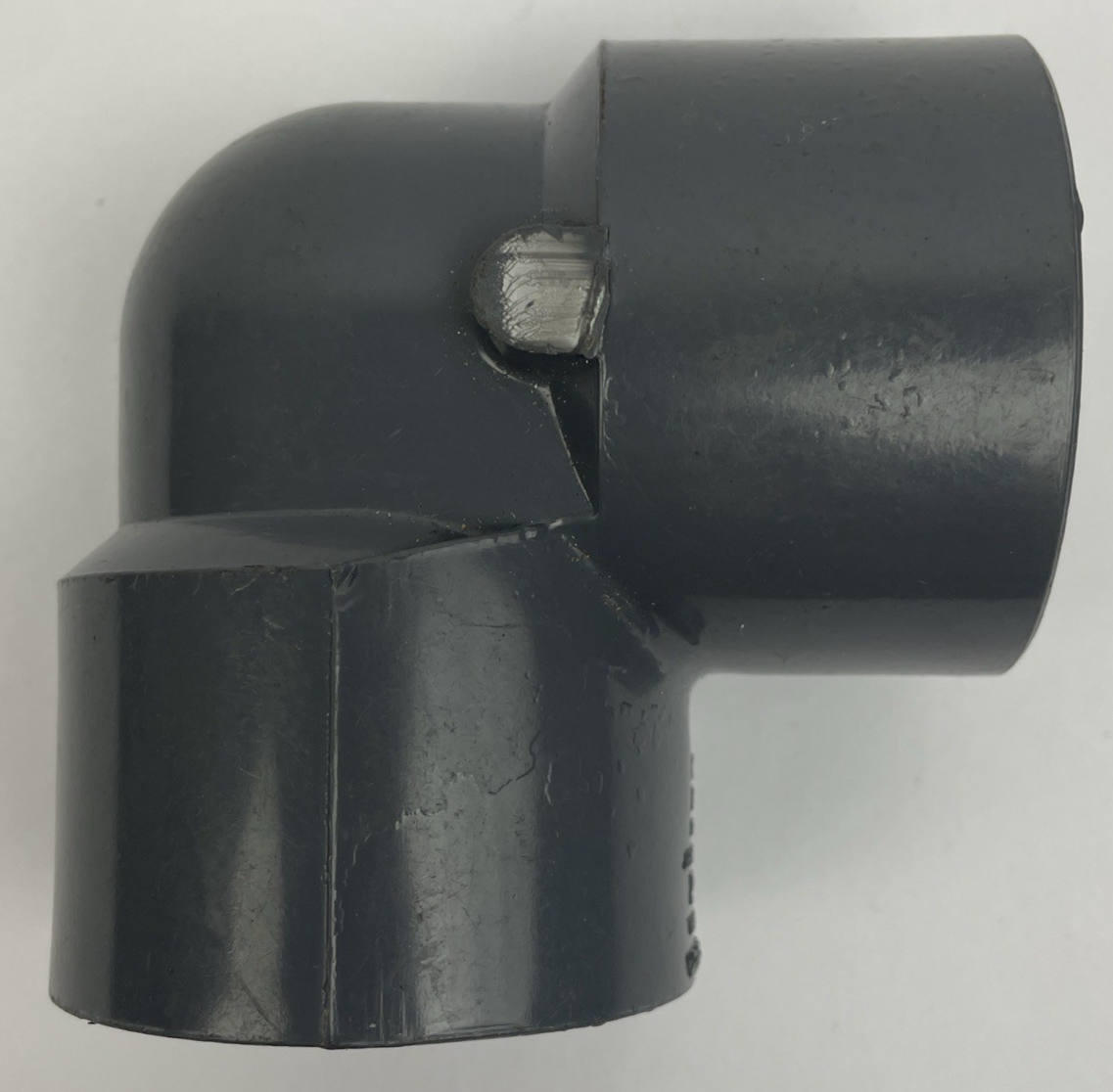 LASCO  1-1/4 in. IPS Threaded Sch. 80 PVC Threaded 90 Degree Pipe Elbow D2464