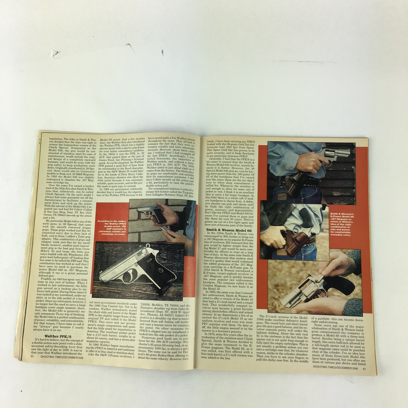 December 1998 Shooting Times Magazine .300 Ultra Mag Steyr Forester Bolt Rifle 