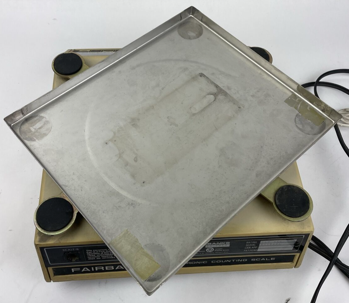 Fairbanks Electronic Counting Scale Model 45-7015 Nominal Capacity 100 x .05 lbs