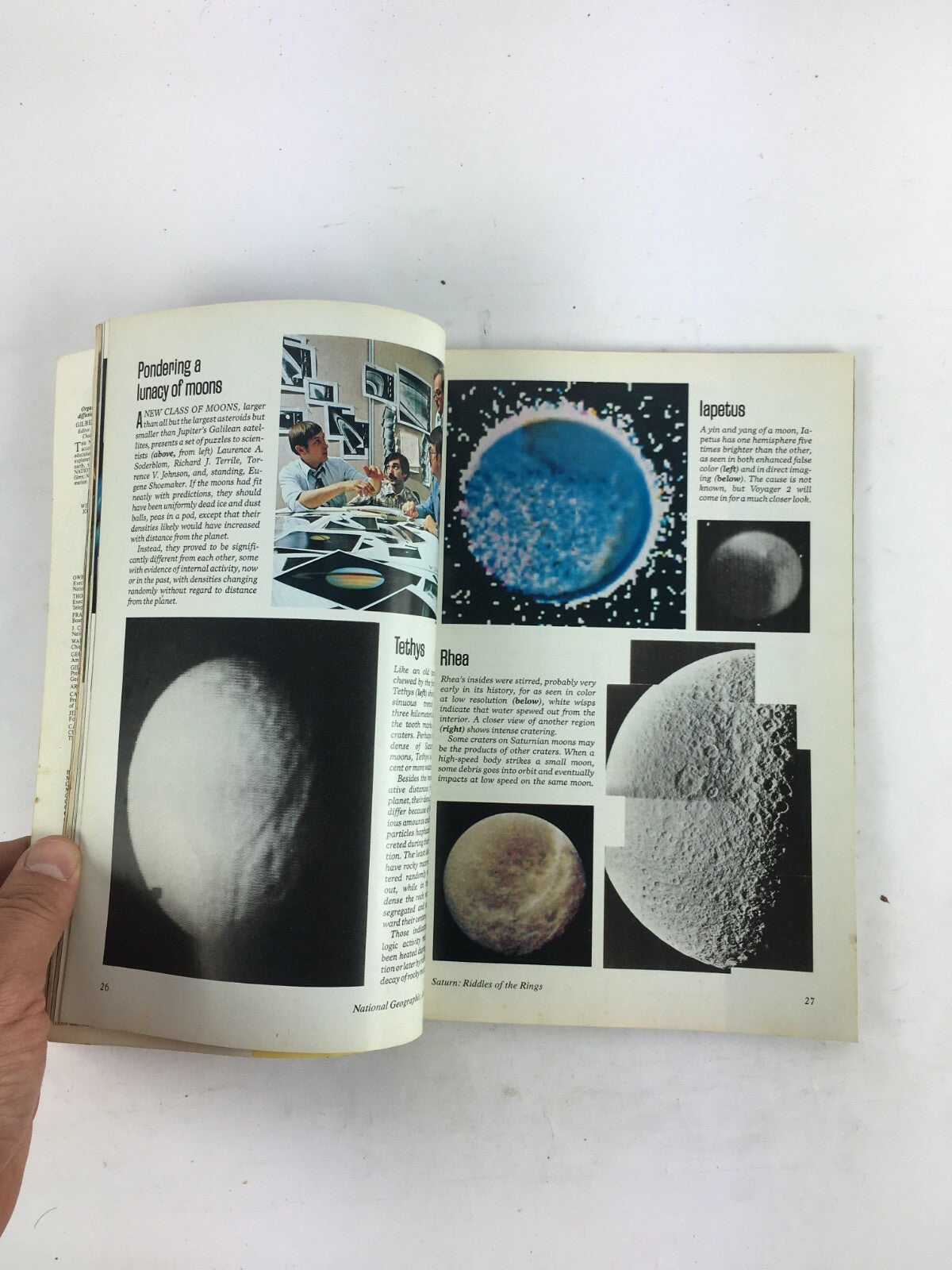 July 1981 National Geographic Magazine Saturn Riddles of The Rings Costa Rica